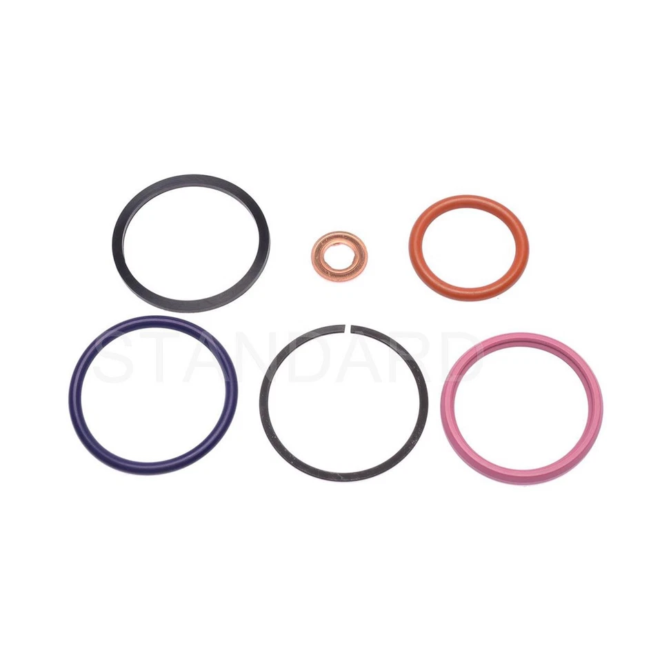 Kit de sello de inyector de combustible SMP 6 piezas NA para International Harvester 2554_XJ Foto 2 de 4