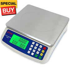 Large Digital Kitchen Scale 40kg/88lb Stainless Steel Price Computing Scale Coun