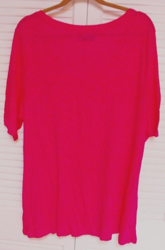 Women's "Level Eight" Knit Tee, Size: XXL, TTG, XXG -Rose - Picture 3 of 4