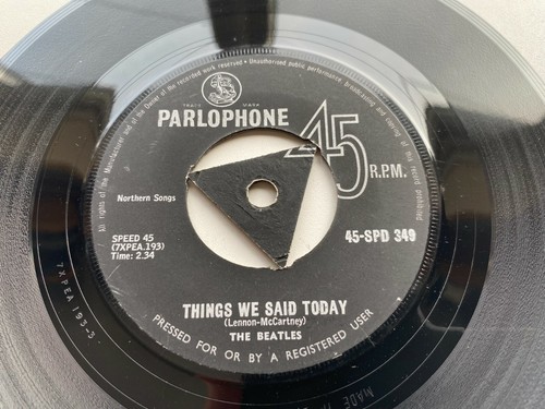 THE BEATLES ORIGINAL 1963 SOUTH RHODESIAN 45 ROCK AND ROLL MUSIC - Picture 3 of 4