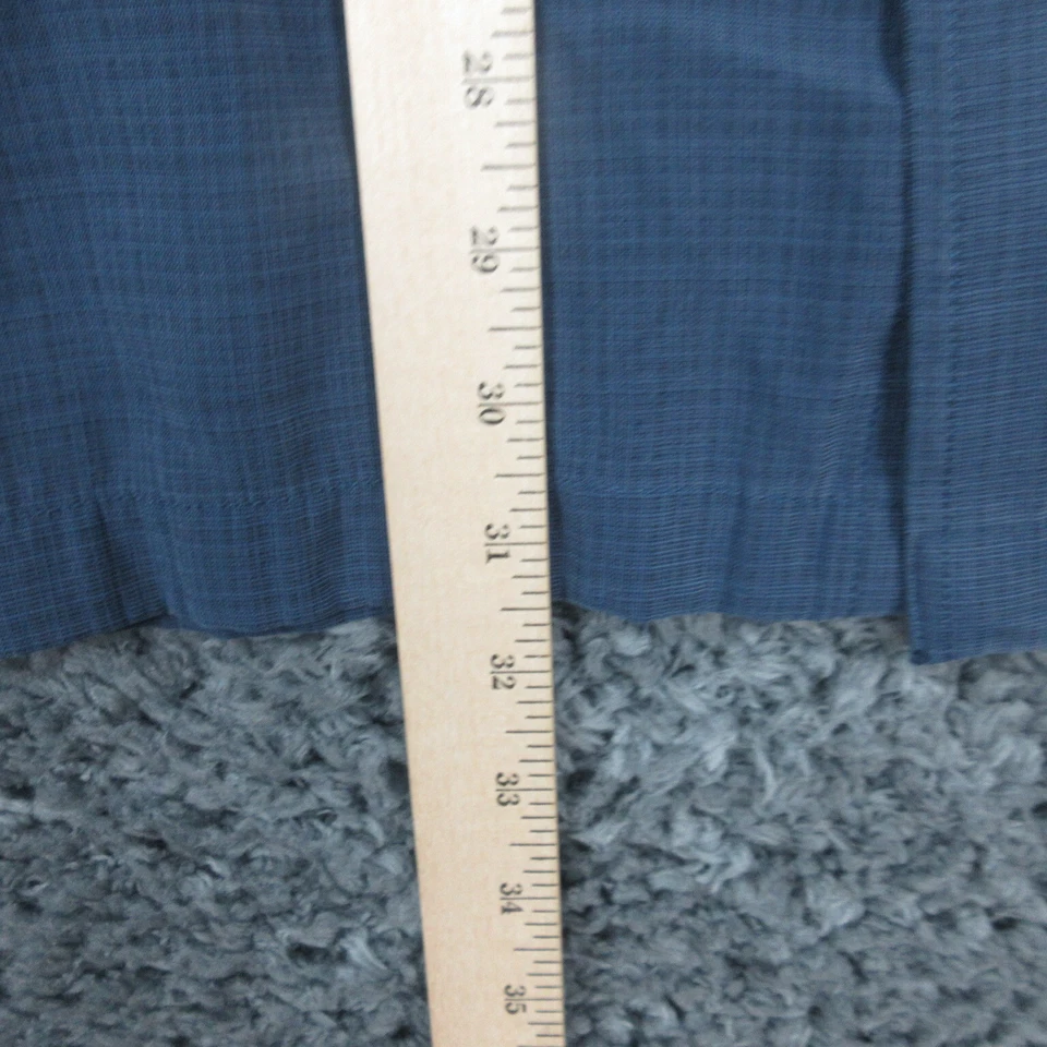 Camisa Roundtree & Yorke Para Hombre 2XB Azul Básica Manga Corta Abotonada Foto 4 de 4