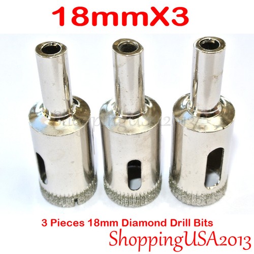 3mm-60mm All Size 3 Pieces Diamond Drill Bits Hole Saw Cutter Tools Sets - Picture 35 of 93
