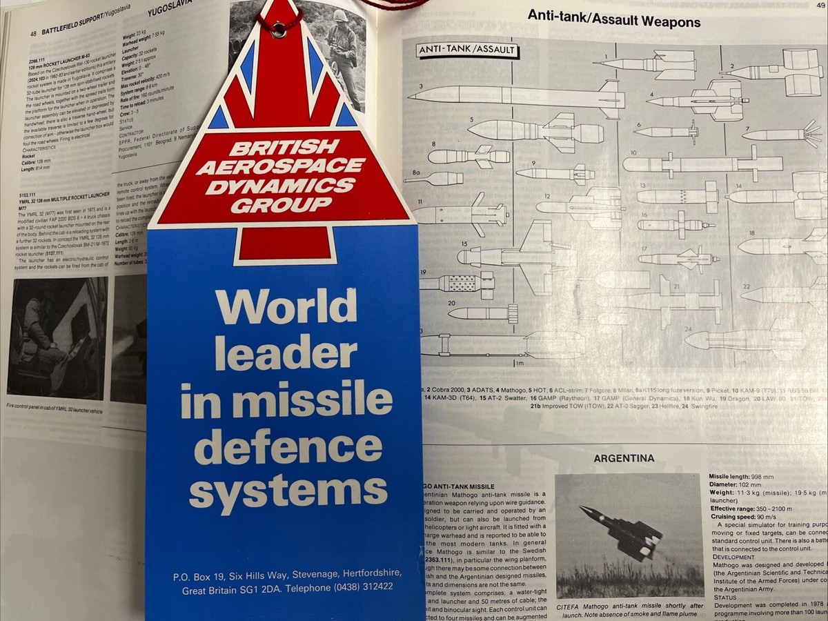 Jane's Weapon Systems 1985-86 Sixteenth Edition British Aerospace