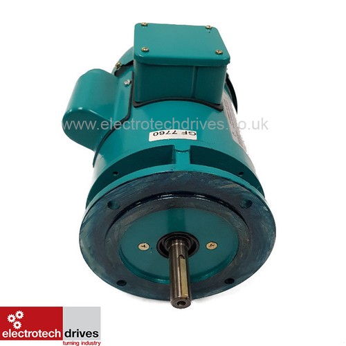 Crompton Greaves B56 5/8" Shaft (16mm), Single Phase Motor 550w 3/4HP, 1400rpm. - Picture 3 of 5