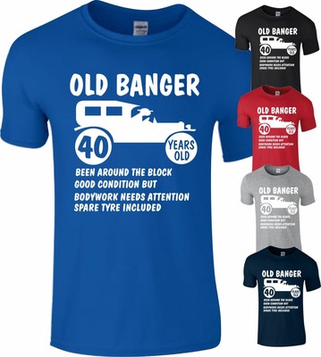 funny 40th birthday shirts for men