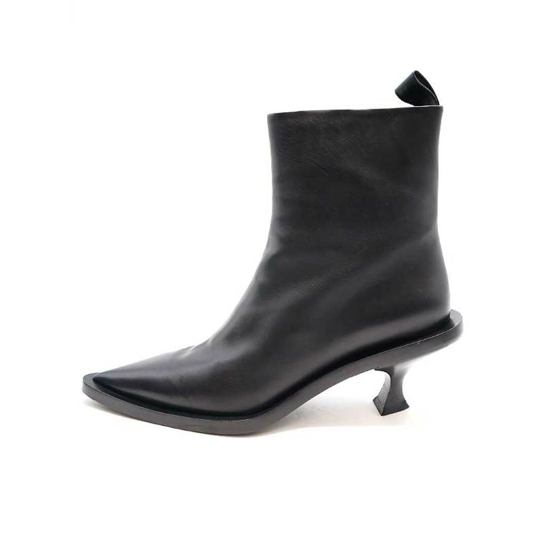 JIL SANDER Pointed Toe Leather Heel Boots Black 39 Used MESC JIL SANDER Pointed Toe Leather Heel Boots Black 39 Used MESC