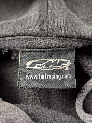 Vintage FMF Racing Pink Skull So Cal Hoodie Made In USA Large L - Picture 4 of 8