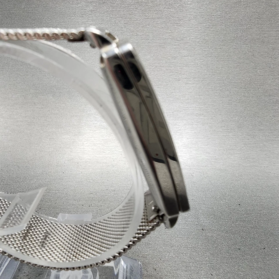 Reloj Skagen Hagen Tank Mujer 22mm Esfera Plateada Tono Plateado Rectángulo Nuevo Batt Foto 4 de 4