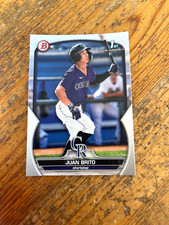 2023 Juan Brito 1st Bowman Prospect Card #BP 77- Colorado Rockies