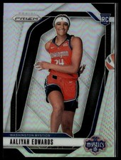 2024 Panini Prizm WNBA #142 Aaliyah Edwards Silver Prizms