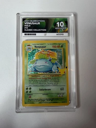 Pokemon TCG: Venusaur 15/102 Celebrations ACE 10