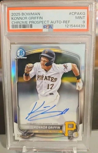 2025 Bowman Konnor Griffin Refractor Auto /499 PSA 9!