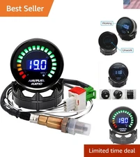 Narrowband O2 Sensor & 2-1/16" LED Gauge - Optimize Your Vehicle's Performance