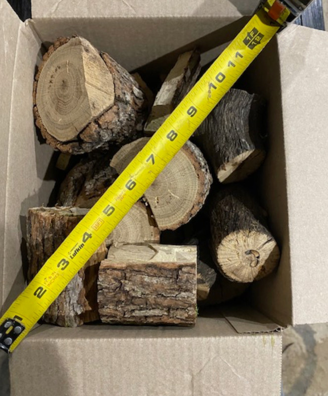 Oak wood chunks for smoking wood barbecue 11 lb