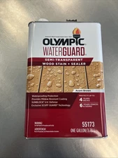 Olympic WaterGuard 1 Gal Acorn Brown Semi-Transparent Exterior Stain Sealer