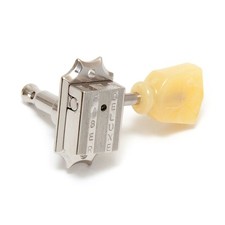 Faber Deluxe Tuners 3 x 3 Kluson Style w/ Bolt Bushing (Nickel)