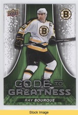 2015-16 Upper Deck Code to Greatness Ray Bourque #CTG-22 HOF READ 1m0