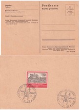 WW2 1941 Biglietto Cancelleria Compleanno Führer 20 Aprile LUBLINO Polonia Mai Usato