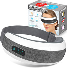 Stress Therapy Electric Eye Massager, Vibration Massage Eye Relief, Wireless