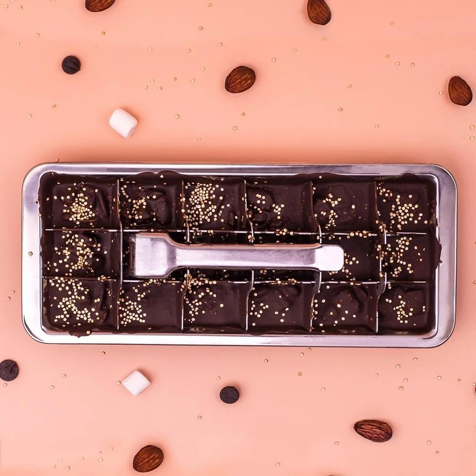 Metal Ice Cube Trays for Freezer with Easy Release Handle,and Building Brick ... - Image 4 of 4