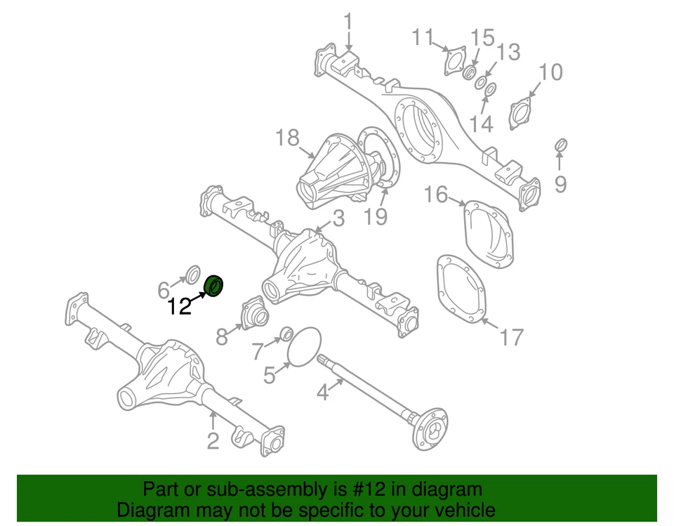 Cojinete de eje de transmisión genuino Nissan 40210-85000 Foto 2 de 2