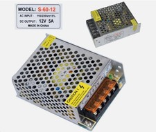 S-60-12 Switch Power Supply Adapter AC Input 110V/220V DC output 12V 5A