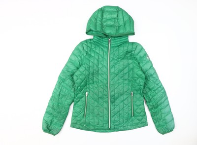 DKNY Damen grüne Steppjacke XS, Wintermantel