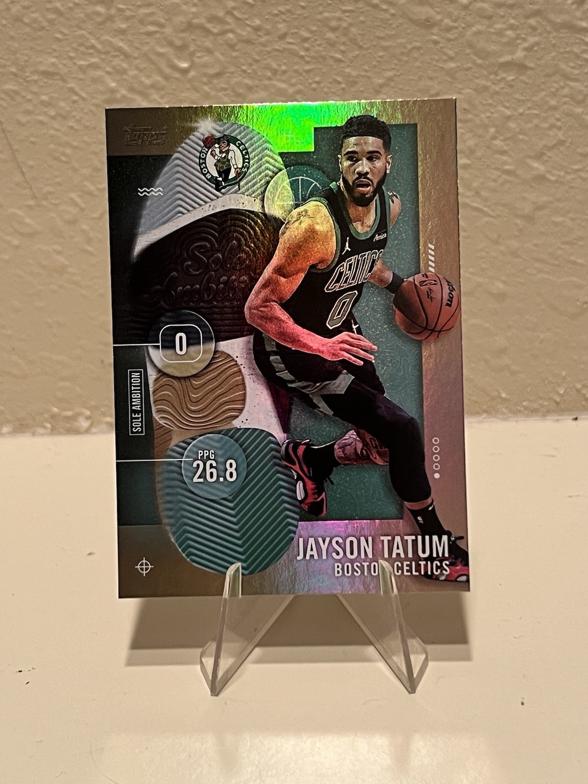 2025-26 Topps Jayson Tatum #SA-6 Boston Celtics Sole Ambition Case Hit