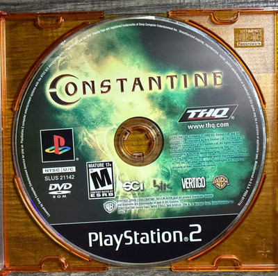 Constantine (DISC ONLY) - Sony Playstation 2 PS2 - THQ - Acceptable Condition