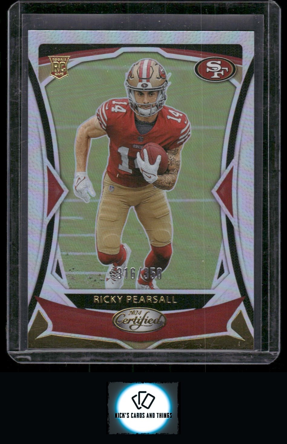 2024 Panini Certified #122 Ricky Pearsall Mirror #/350