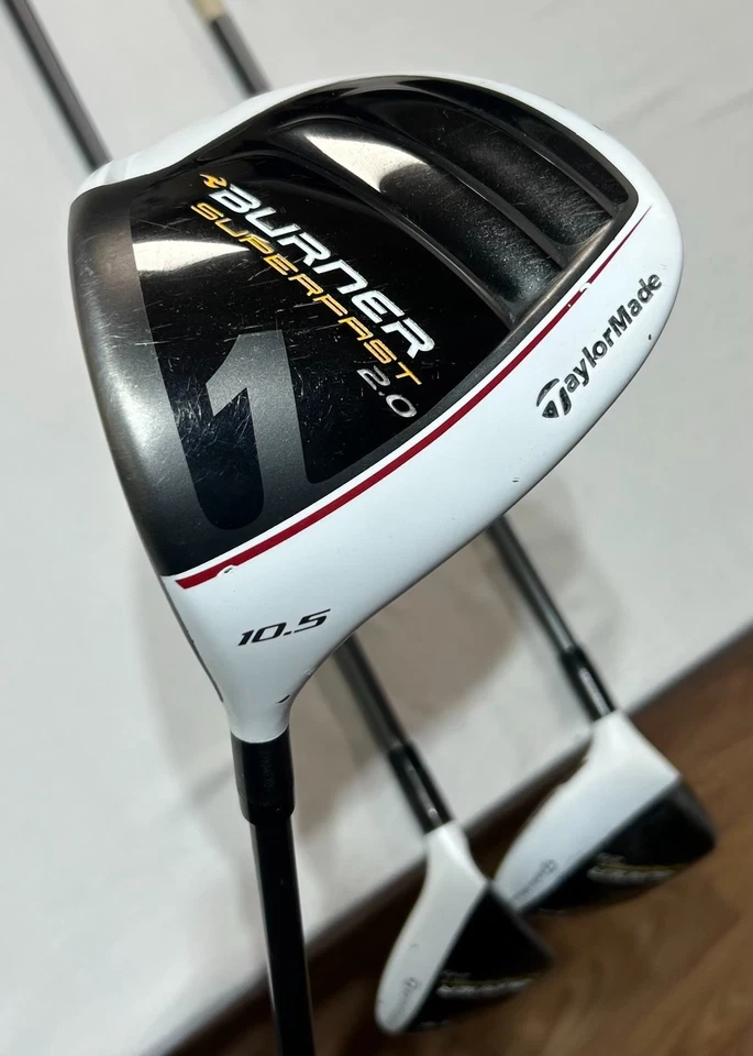 Juego de driver de madera de calle Taylormade Burner Superfast 2.0 -3 madera - 3 híbrido - REG Foto 3 de 4