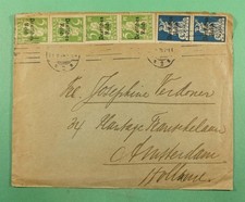 DR WHO 1920 GERMANY OVPT PAIR TO NETHERLANDS R29935