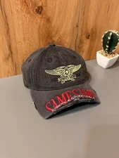 Martine Rose Cut Peak Baseball Cap Black Unisex