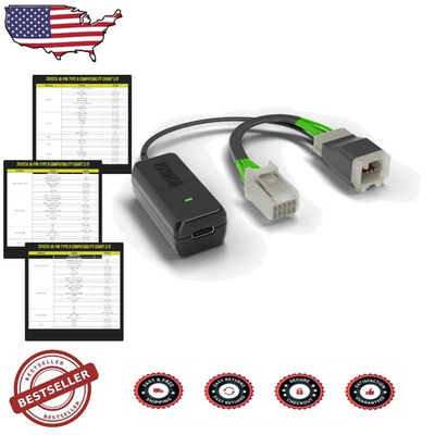 #ad Universal Dashcam Adapter: USB C 10 Pin Toyota Lexus Subaru Clean Install $80.99