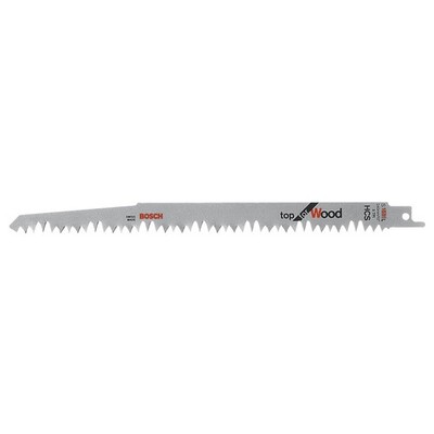 BOSCH S1531L Säbelsägeblatt Holz, Grobholz, Brennholz, scharf, HCS, 5 Stück