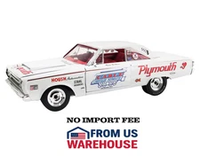 ACME 1/18 1967 Plymouth Belvedere II Don Grotheer White Super Stock LE