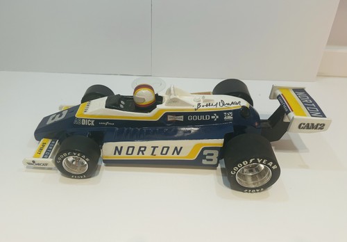 Bobby Unser 1982 #3 signed Norton Penske IndyCar vintage Ezra Brooks Decanter