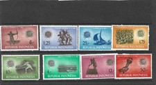 Indonesia GANEFO Set of 8 MNG