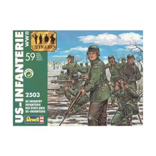 Revell/Monogram WWII Mini 1:72 U.S. Infantry VG /NM