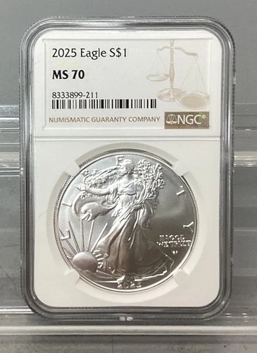 2025 American Silver Eagle - NGC - MS 70