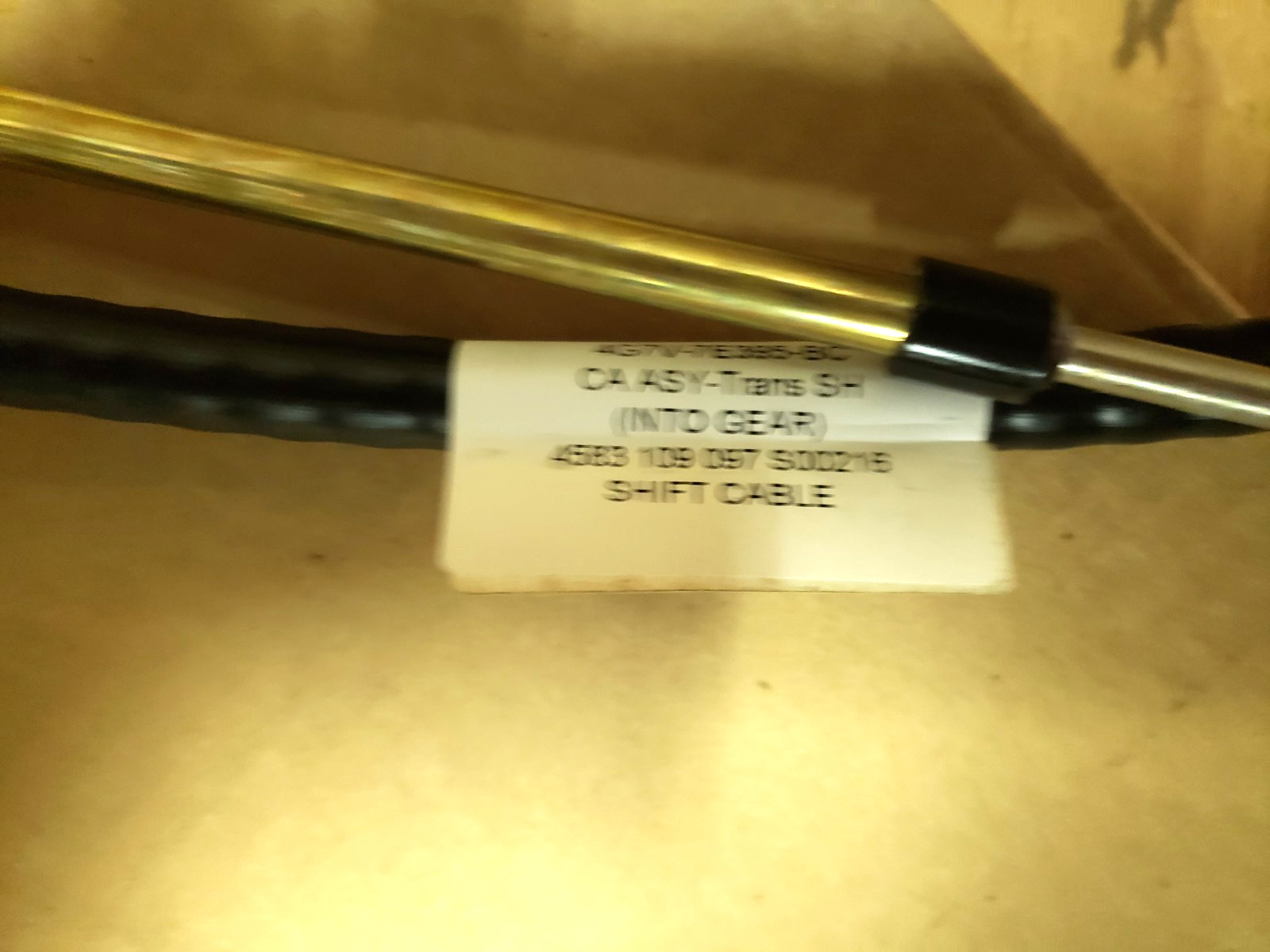 NEW/OLD OEM Stock 2005/06 Ford GT Main Shifter Cable ASSM. - PN 4G7Z-9E395-BB-BC