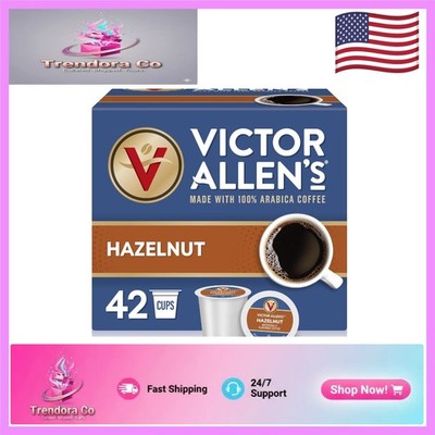 42 Count Hazelnut Flavored Coffee Pods - Rich Medium Roast for Keurig Use