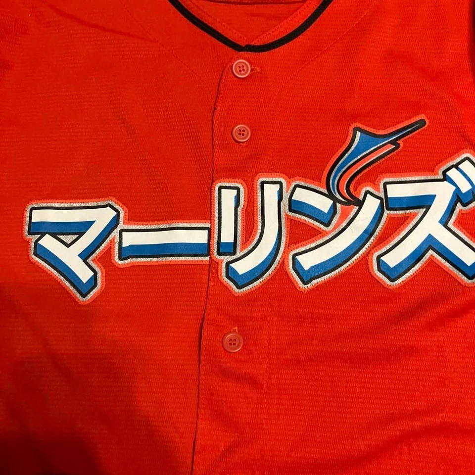 Футболка MLB Miami Marlins Ichiro Suzuki специальное издание размер большой крайне редкая - Изображение 3 из 4