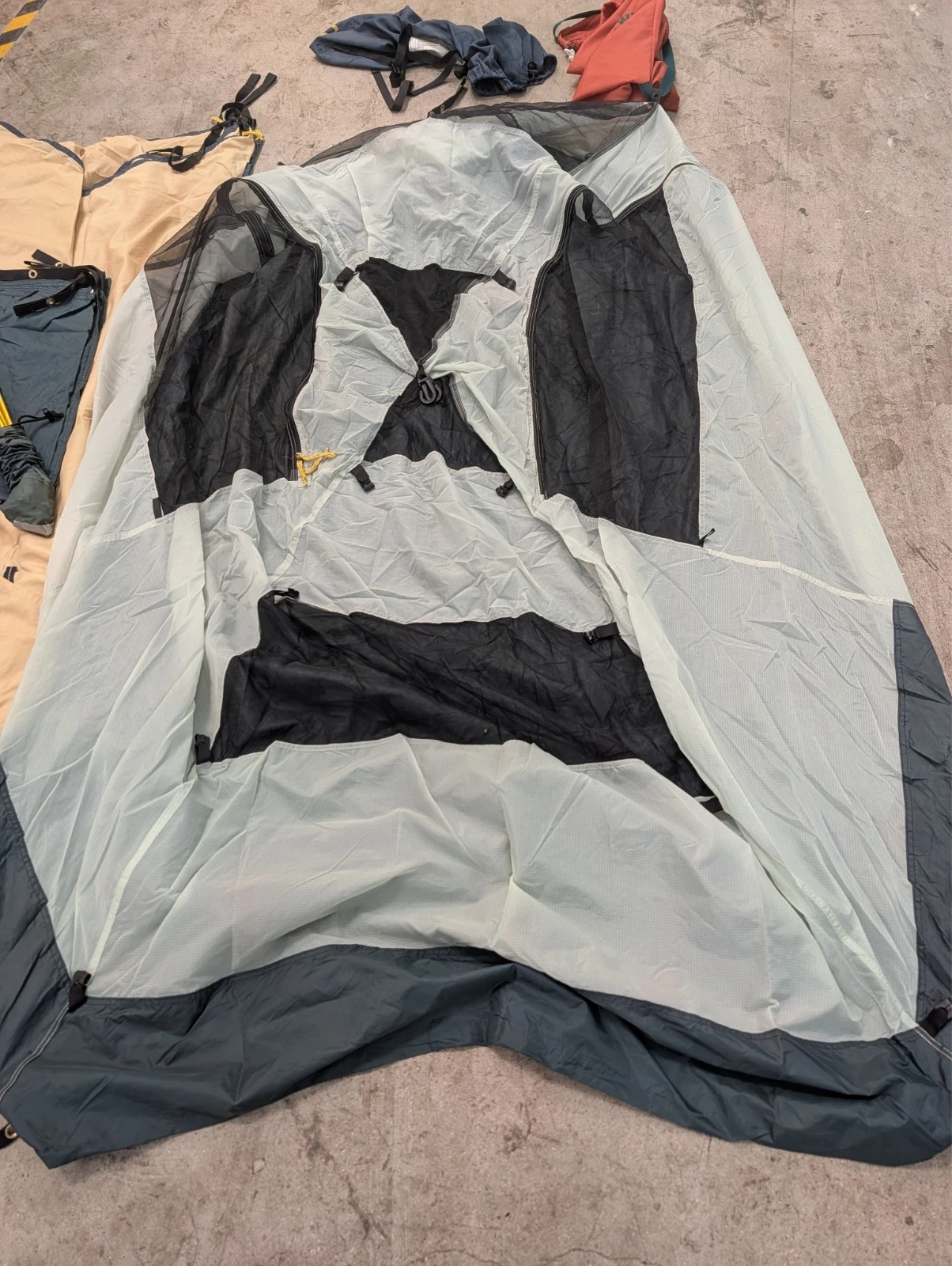 REI Co-op Half Dome 2 Plus Tent with Footprint Rain Fly Navy black White