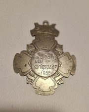 Alte Königsorden Plakette Schützen Königspaar 1936 Silber 800