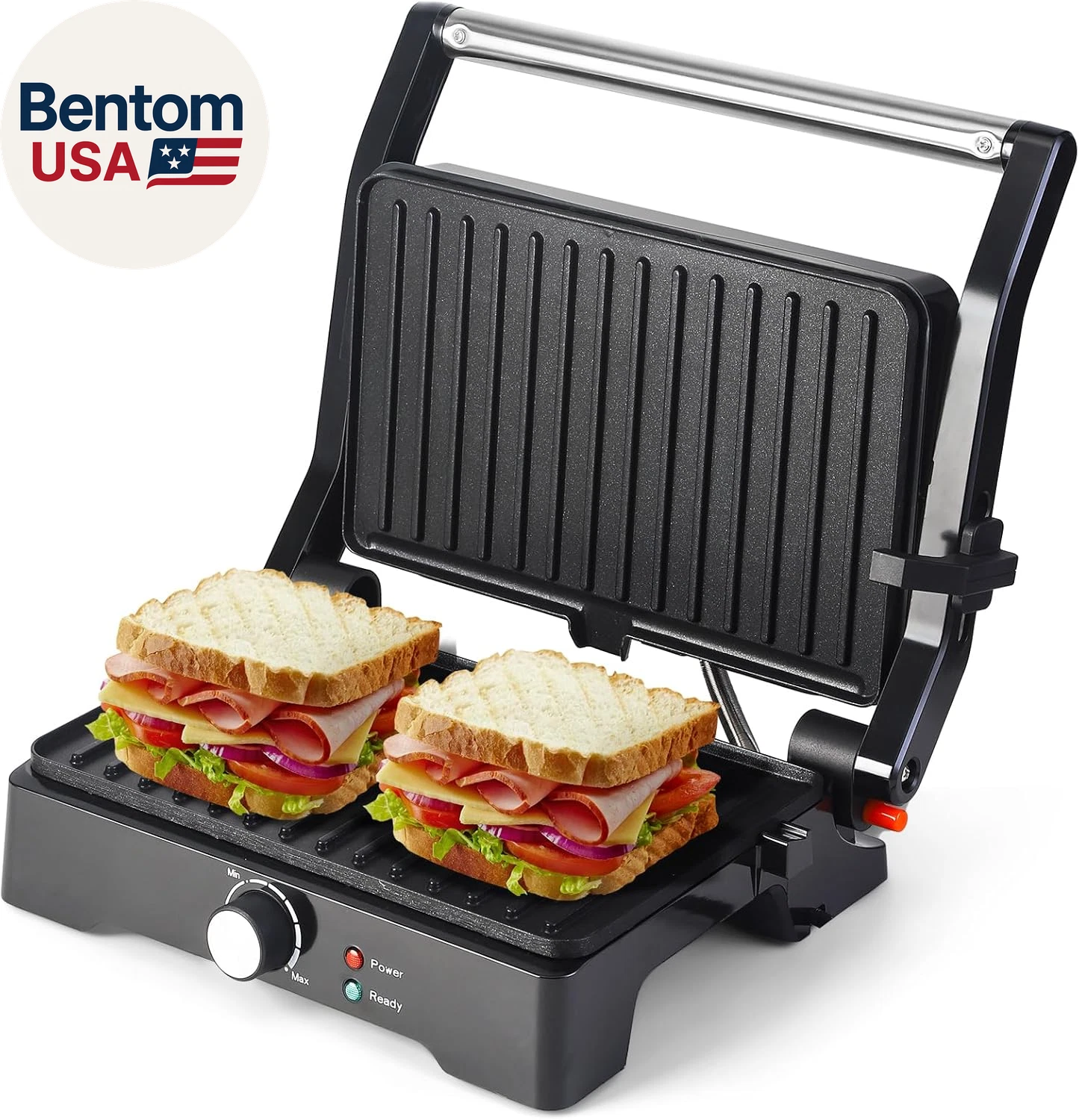 Panini Press Grill Sandwich Maker, Large Electric 3 in 1 Panini Sandwich Maker G
Opens in a new wind