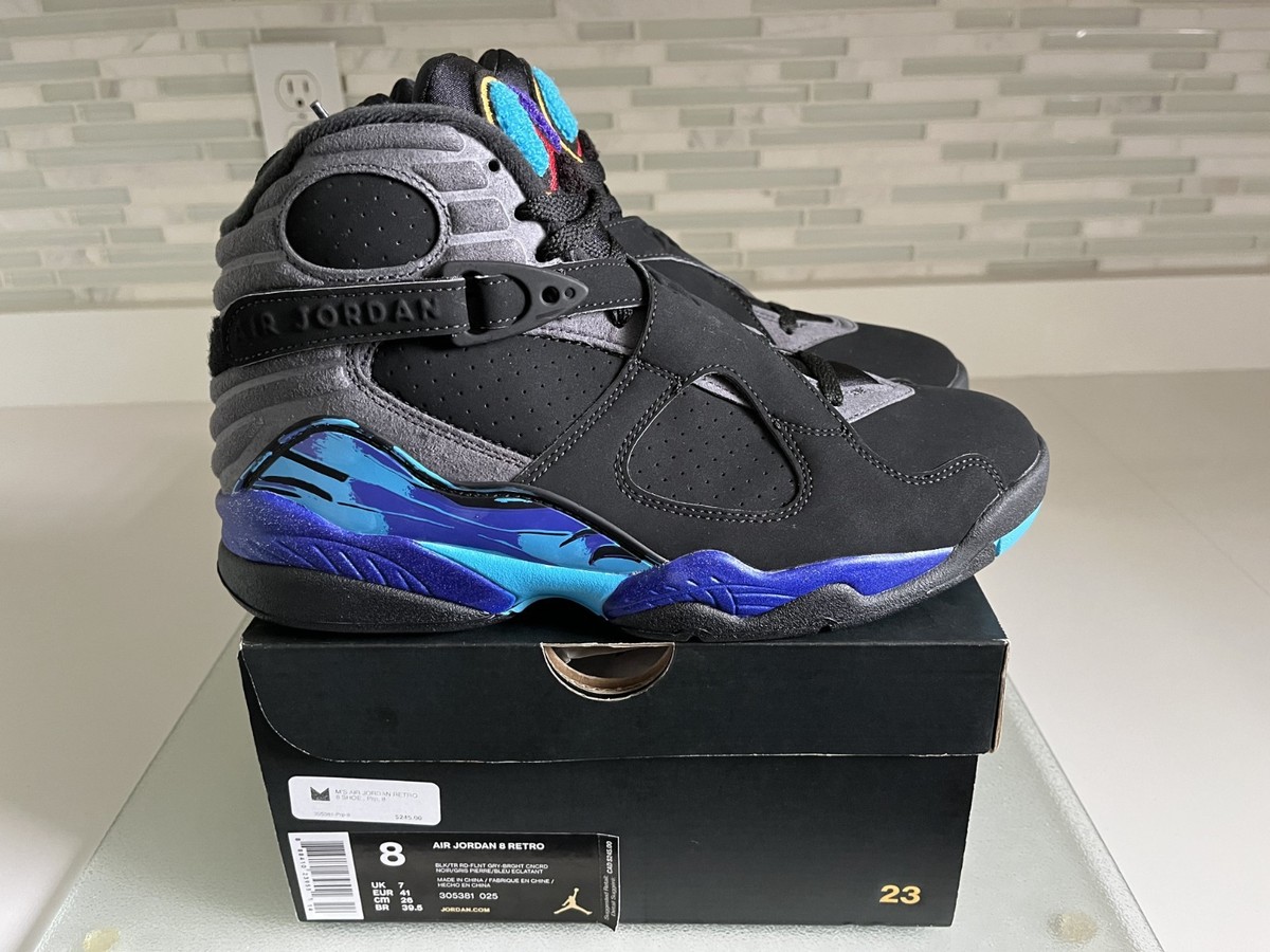 Size 8 - Jordan 8 Retro Aqua 2015 for sale online | eBay
