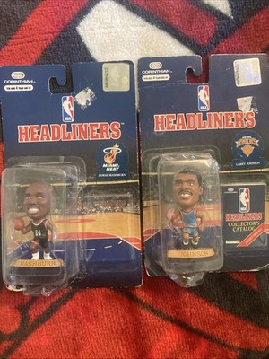 Collectible Headliners Larry Johnson and Jamal Mashburn NBA Basketball