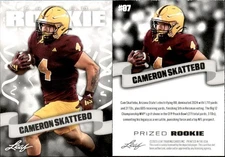 2025 Leaf PRIZED ROOKIE CAMERON SKATTEBO #07 NEW YORK GIANTS
