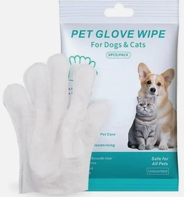 Rinse-Free Dog Shampoo Mitts Beyonddraw Pet Glove Wipe~ Gettoreach Dog Wipes